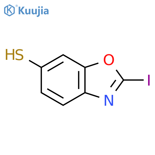 2-Iodo-6-mercaptobenzo[d]oxazole structure