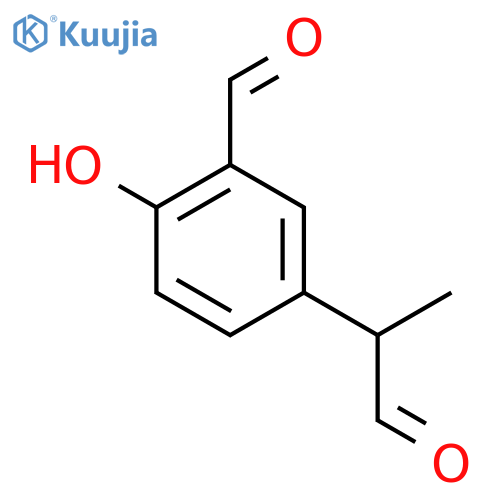 3-Formyl-4-hydroxyphenylpropanal structure