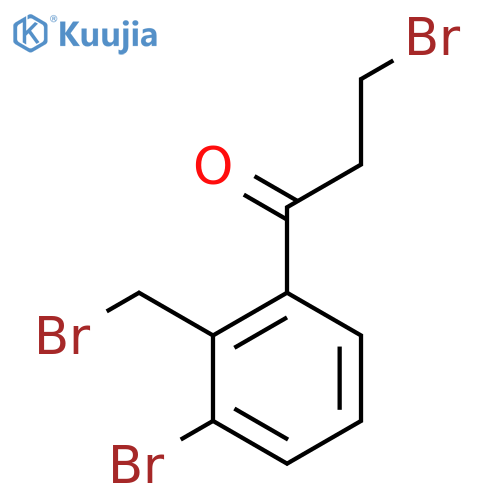 3-Bromo-1-(3-bromo-2-(bromomethyl)phenyl)propan-1-one structure