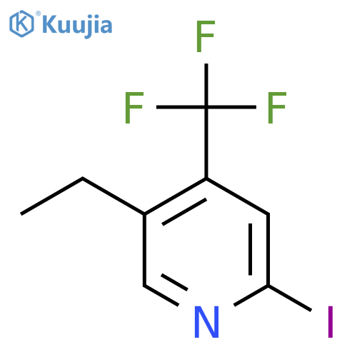 5-Ethyl-2-iodo-4-(trifluoromethyl)pyridine structure