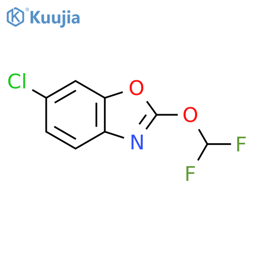 6-Chloro-2-(difluoromethoxy)benzo[d]oxazole structure