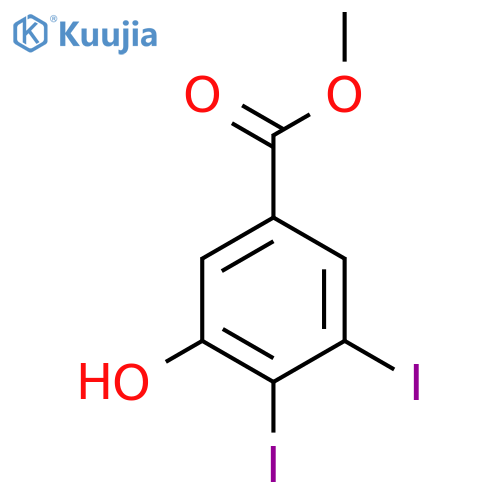 Methyl 3,4-diiodo-5-hydroxybenzoate structure