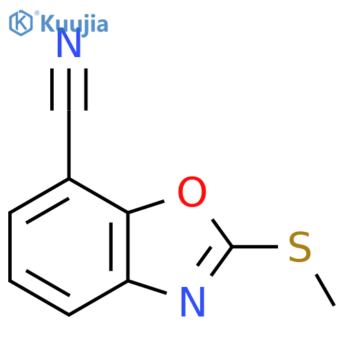 7-Cyano-2-(methylthio)benzo[d]oxazole structure