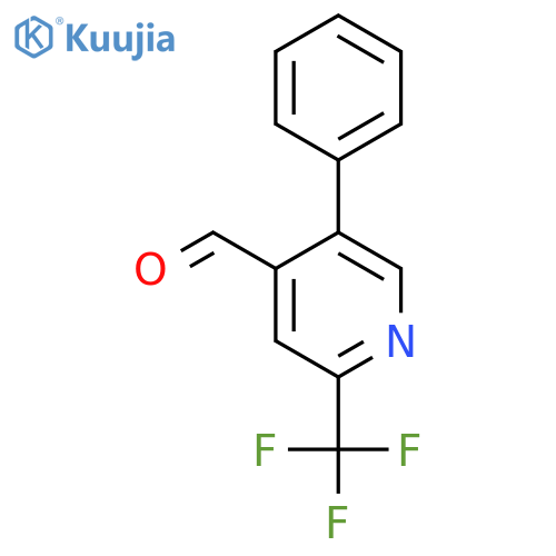 5-Phenyl-2-(trifluoromethyl)isonicotinaldehyde structure