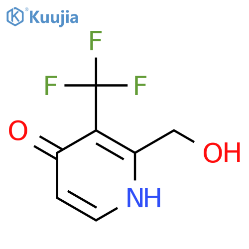 4-Hydroxy-3-(trifluoromethyl)pyridine-2-methanol structure