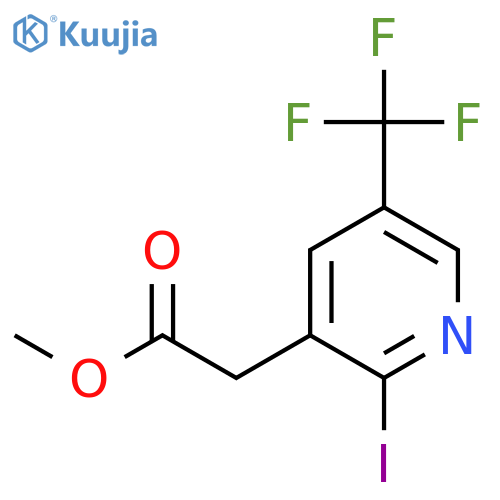 Methyl 2-iodo-5-(trifluoromethyl)pyridine-3-acetate structure