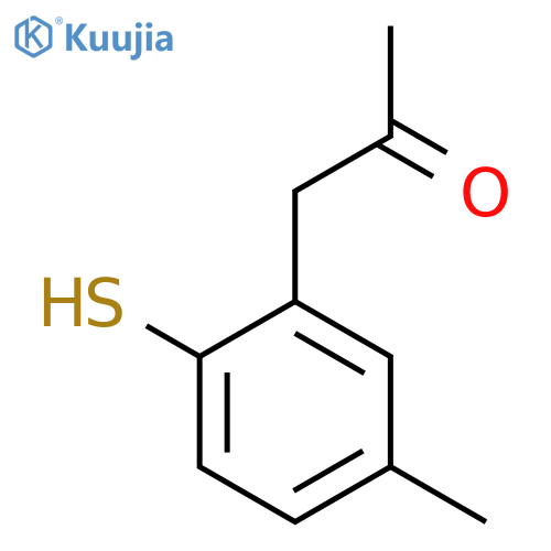 4-Methyl-2-(2-oxopropyl)thiophenol structure