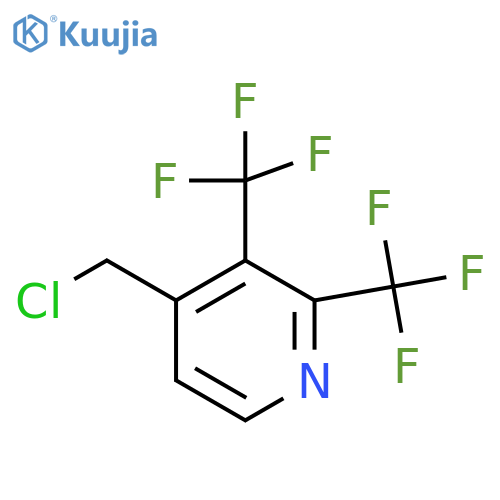 2,3-Bis(trifluoromethyl)-4-(chloromethyl)pyridine structure