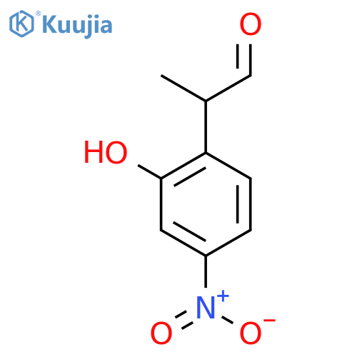 2-Hydroxy-4-nitrophenylpropanal structure