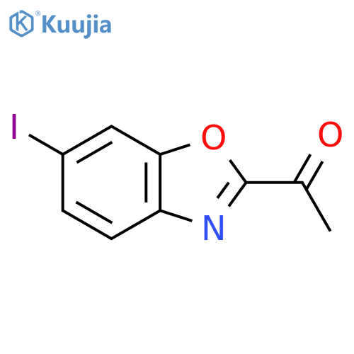 1-(6-Iodobenzo[d]oxazol-2-yl)ethanone structure