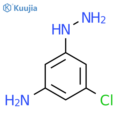 3-Amino-5-chlorophenylhydrazine structure