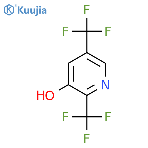 2,5-Bis(trifluoromethyl)-3-hydroxypyridine structure