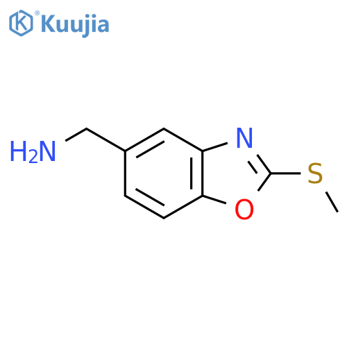 5-(Aminomethyl)-2-(methylthio)benzo[d]oxazole structure