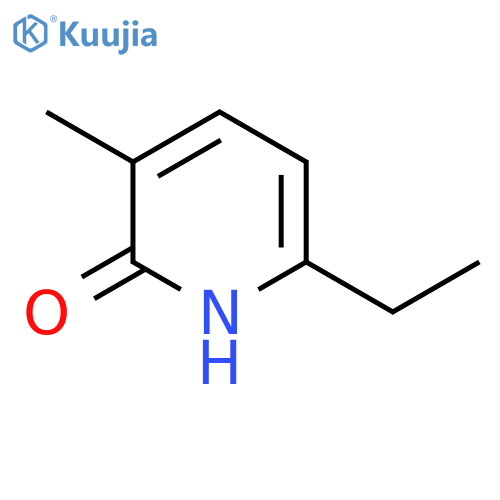 6-Ethyl-2-hydroxy-3-methylpyridine structure