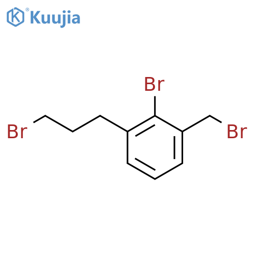 2-Bromo-3-(3-bromopropyl)benzyl bromide structure