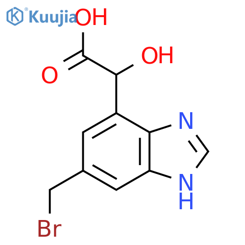 2-(5-Bromomethyl-1H-benzo[d]imidazol-7-yl)-2-hydroxyacetic acid structure