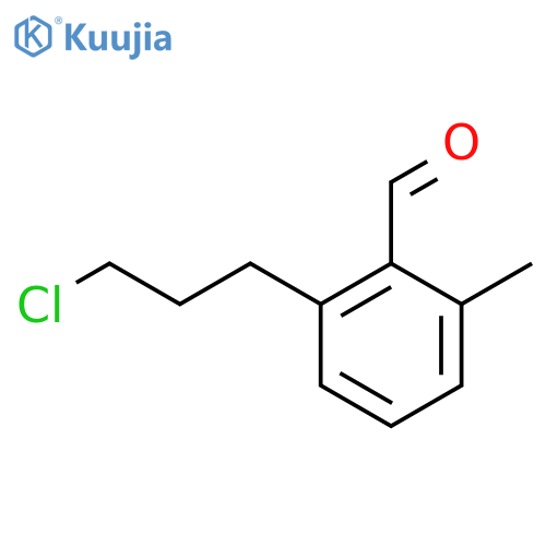 2-(3-Chloropropyl)-6-methylbenzaldehyde structure