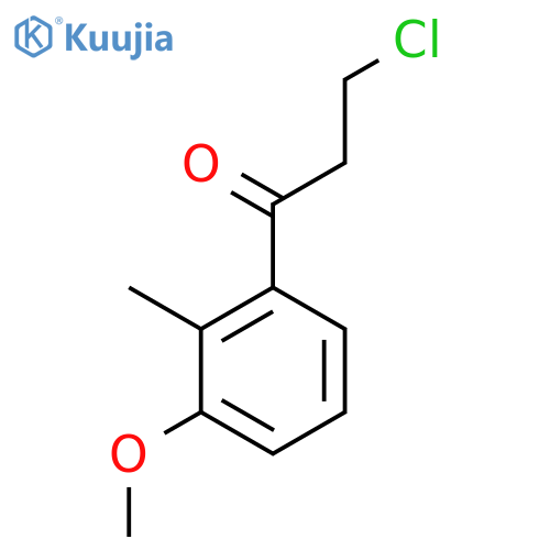 3-(3-Chloropropanoyl)-2-methylanisole structure