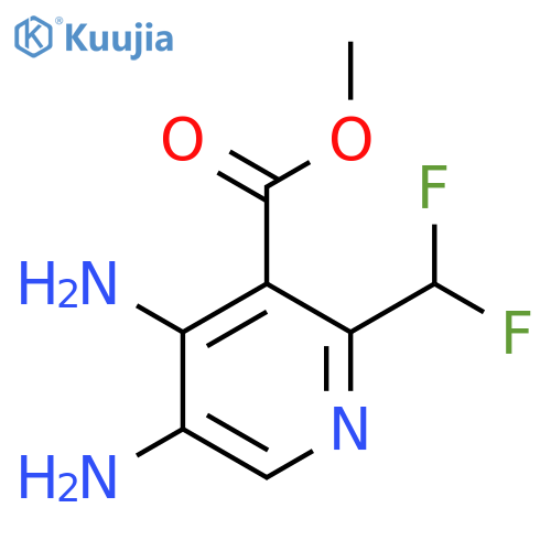 Methyl 4,5-diamino-2-(difluoromethyl)pyridine-3-carboxylate structure
