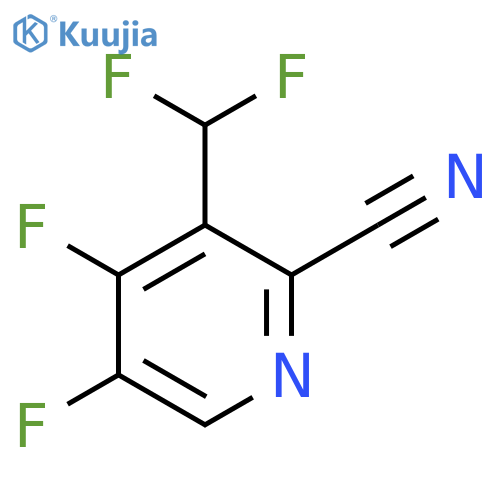 2-Cyano-4,5-difluoro-3-(difluoromethyl)pyridine structure