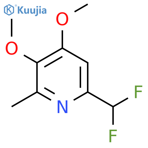 6-(Difluoromethyl)-3,4-dimethoxy-2-methylpyridine structure