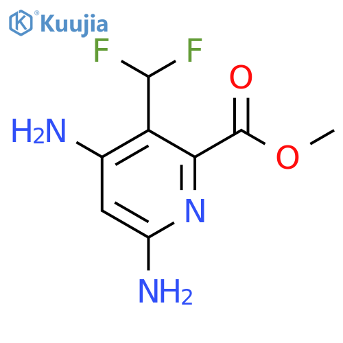 Methyl 4,6-diamino-3-(difluoromethyl)pyridine-2-carboxylate structure