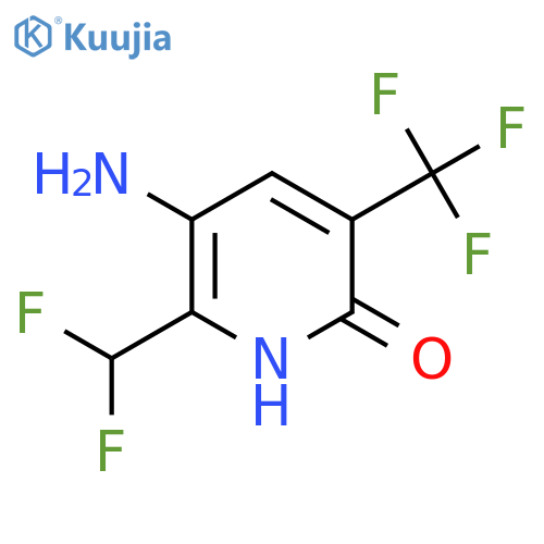 3-Amino-2-(difluoromethyl)-6-hydroxy-5-(trifluoromethyl)pyridine structure