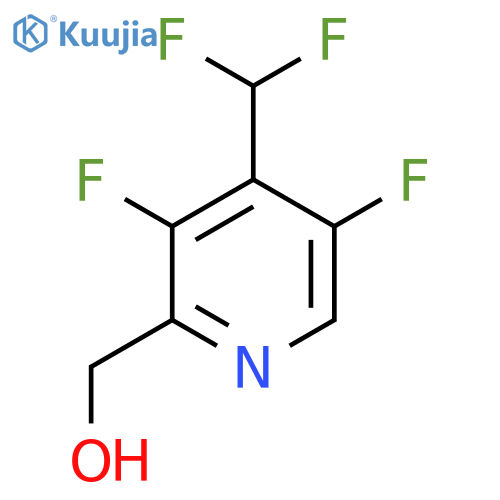 3,5-Difluoro-4-(difluoromethyl)pyridine-2-methanol structure