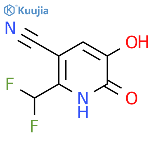 5-Cyano-6-(difluoromethyl)-2,3-dihydroxypyridine structure