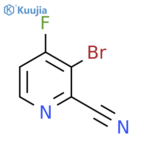 3-Bromo-4-fluoropicolinonitrile structure
