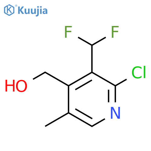2-Chloro-3-(difluoromethyl)-5-methylpyridine-4-methanol structure