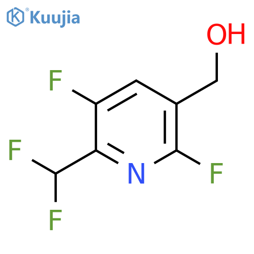 3,6-Difluoro-2-(difluoromethyl)pyridine-5-methanol structure