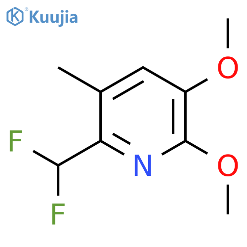 6-(Difluoromethyl)-2,3-dimethoxy-5-methylpyridine structure