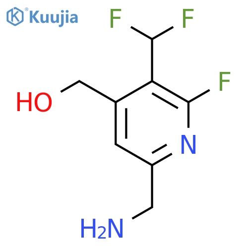 6-(Aminomethyl)-3-(difluoromethyl)-2-fluoropyridine-4-methanol structure