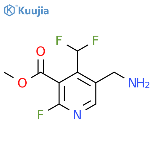 Methyl 5-(aminomethyl)-4-(difluoromethyl)-2-fluoropyridine-3-carboxylate structure