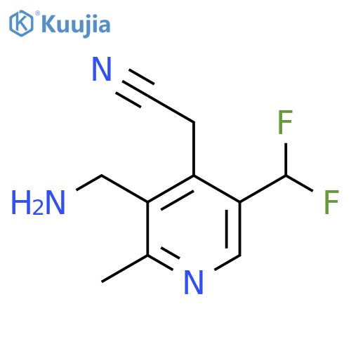 3-(Aminomethyl)-5-(difluoromethyl)-2-methylpyridine-4-acetonitrile structure