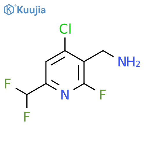 3-(Aminomethyl)-4-chloro-6-(difluoromethyl)-2-fluoropyridine structure