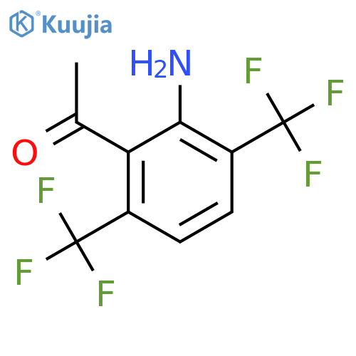 2'-Amino-3',6'-bis(trifluoromethyl)acetophenone structure