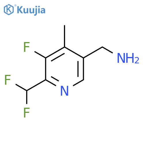 5-(Aminomethyl)-2-(difluoromethyl)-3-fluoro-4-methylpyridine structure