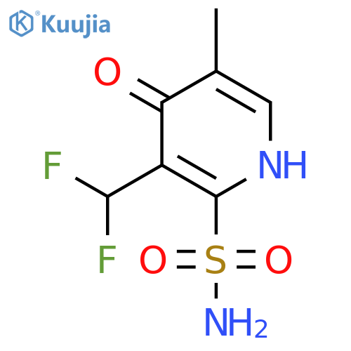 3-(Difluoromethyl)-4-hydroxy-5-methylpyridine-2-sulfonamide structure