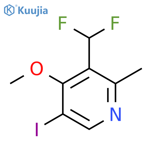 3-(Difluoromethyl)-5-iodo-4-methoxy-2-methylpyridine structure