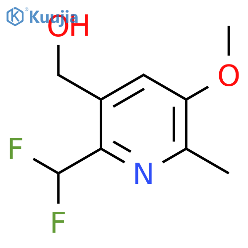 2-(Difluoromethyl)-5-methoxy-6-methylpyridine-3-methanol structure