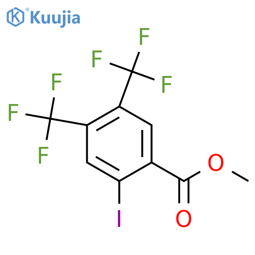 Methyl 4,5-bis(trifluoromethyl)-2-iodobenzoate structure