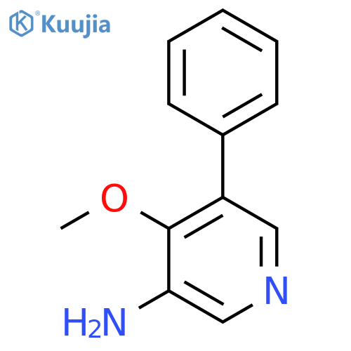 3-Amino-4-methoxy-5-phenylpyridine structure