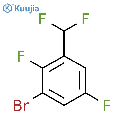3-Bromo-2,5-difluorobenzodifluoride structure