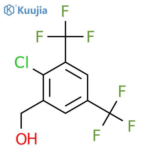 3,5-Bis(trifluoromethyl)-2-chlorobenzyl alcohol structure