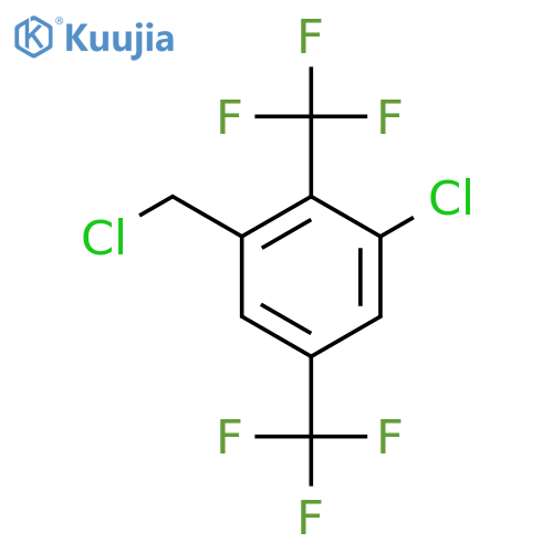 2,5-Bis(trifluoromethyl)-3-chlorobenzyl chloride structure