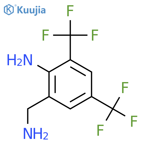 2-Amino-3,5-bis(trifluoromethyl)benzylamine structure