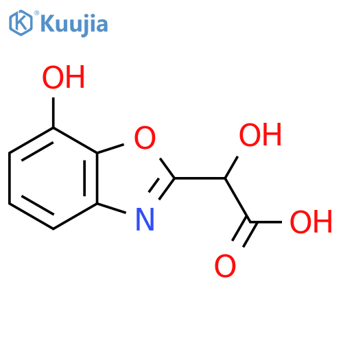 2-(Carboxy(hydroxy)methyl)-7-hydroxybenzo[d]oxazole structure