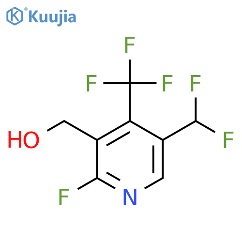 5-(Difluoromethyl)-2-fluoro-4-(trifluoromethyl)pyridine-3-methanol structure
